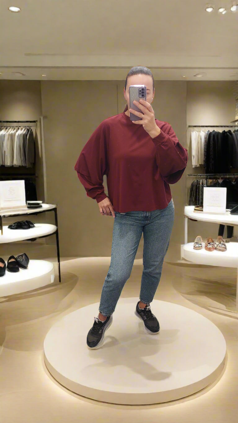 LUMINA cream blouse for women / One Size