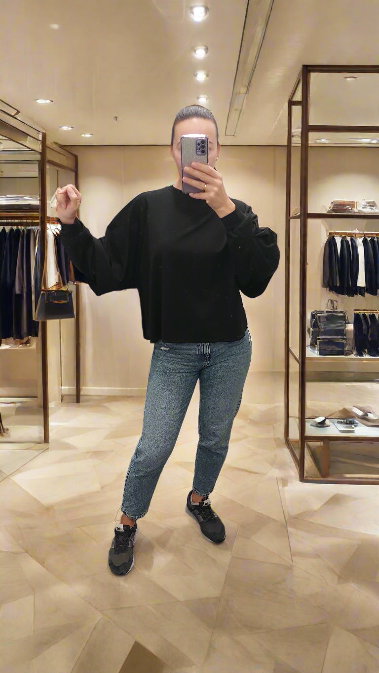 LUMINA cream blouse for women / One Size