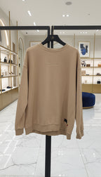 PEPPER UNISEX Dream Light Sand džemperis su užrašu priekyje ir logotipu nugaroje