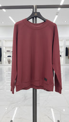 PEPPER UNISEX Dream Burgundy sweater with raglan sleeves 