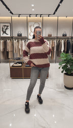 CHANCE OFF white sweater for women