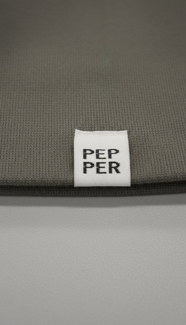 PEPPER UNISEX žalia medvilninė kepurė