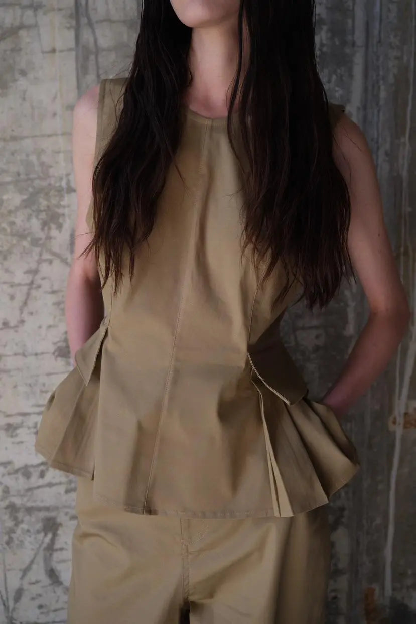 LUMINA beige blouse for women