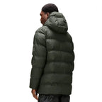 RAINS UNISEX Puffer green parka