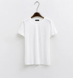 Lumina white casual t-shirt for women