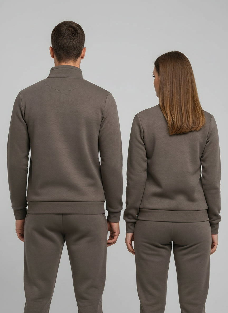 PEPPER UNISEX Comfort Slate sweater with zipper 