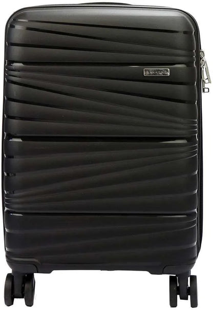 Pierre Cardin Medium Black Suitcase
