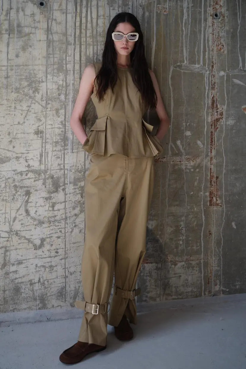 LUMINA beige pants for women
