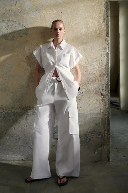 LUMINA white shirt for women