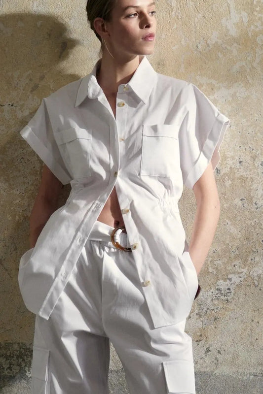LUMINA white shirt for women