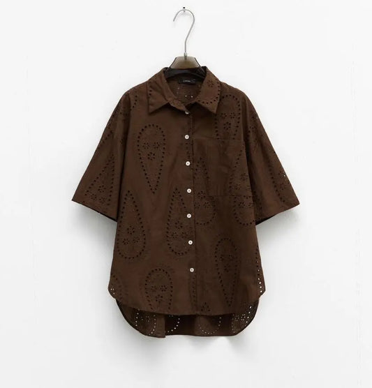 ALTAMIRA cream blouse for women
