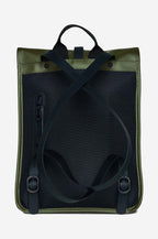 RAINS Rolltop Mini Evergreen Backpack