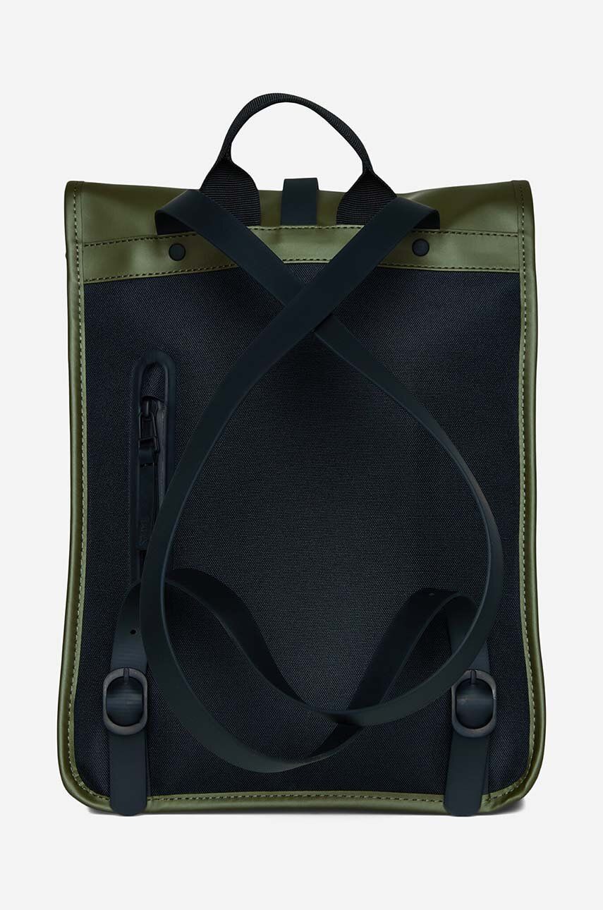 RAINS Rolltop Mini Evergreen Backpack