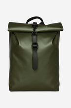 RAINS Rolltop Mini Evergreen Backpack