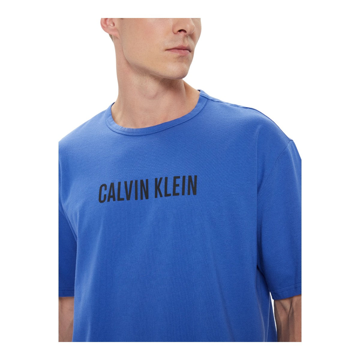 CALVIN KLEIN blue t-shirt for men