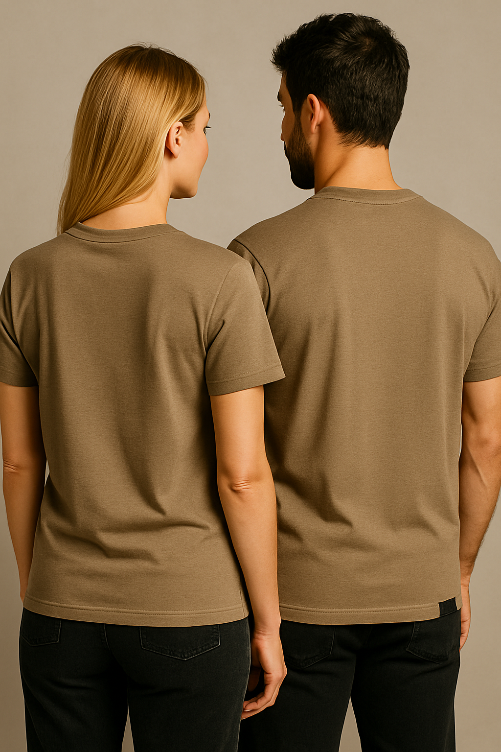 PEPPER UNISEX Active Camel T-shirt