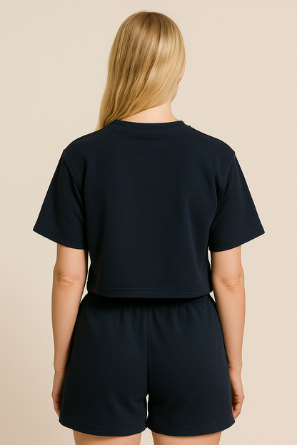 PEPPER Navy one size shorts for women