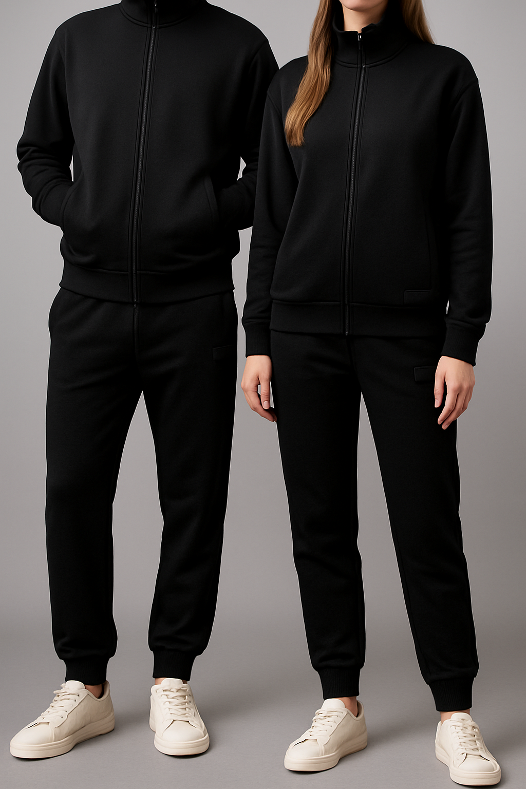 PEPPER UNISEX Black Comfort pants 