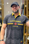 PEPPER LITHUANIA kvepuojantys polo marškinėliai su užtrauktuku vyrams