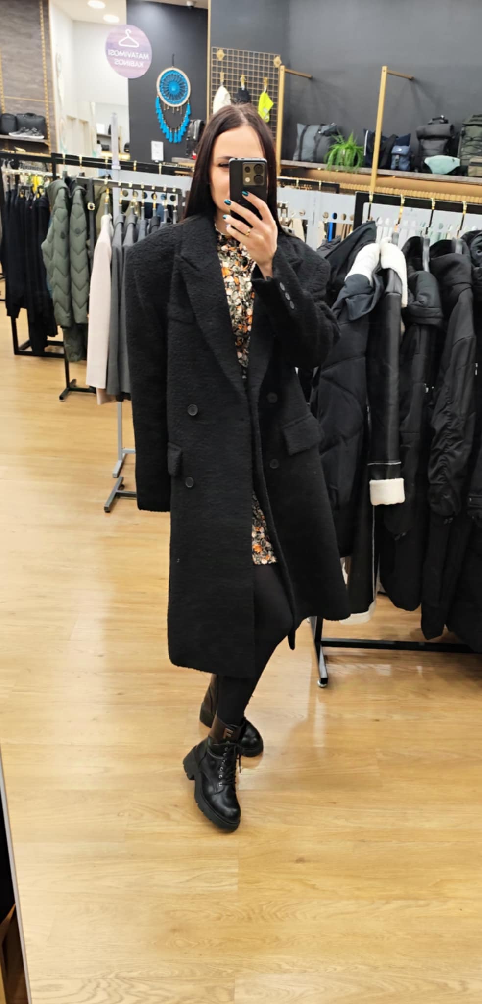 Lumina black coat