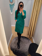 MODERN LINE green dress for women