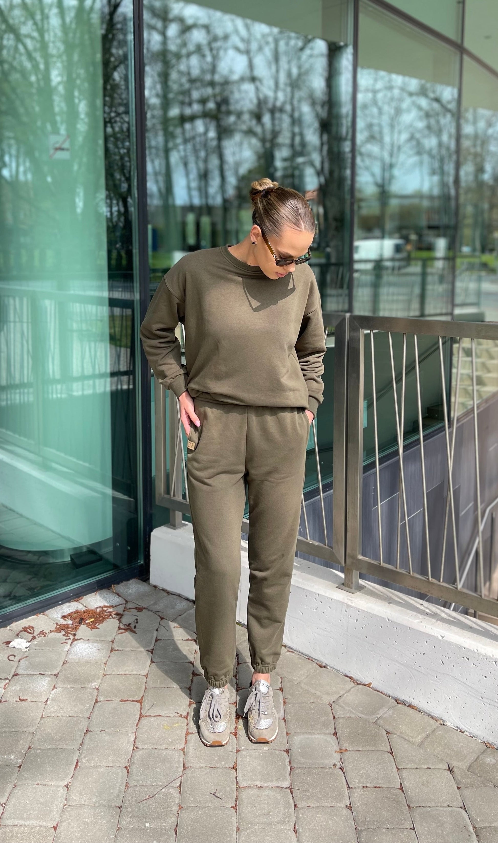 PEPPER UNISEX Dream khaki kelnės