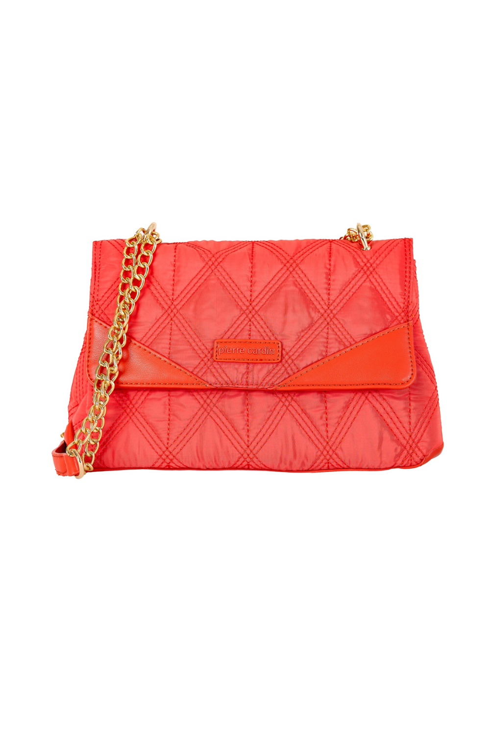 Pierre Cardin eco leather red handbag for women