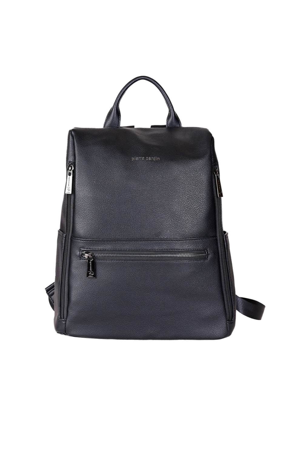 Pierre Cardin eco leather black backpack for women