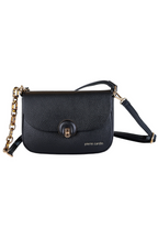 Pierre Cardin eco leather black handbag for women