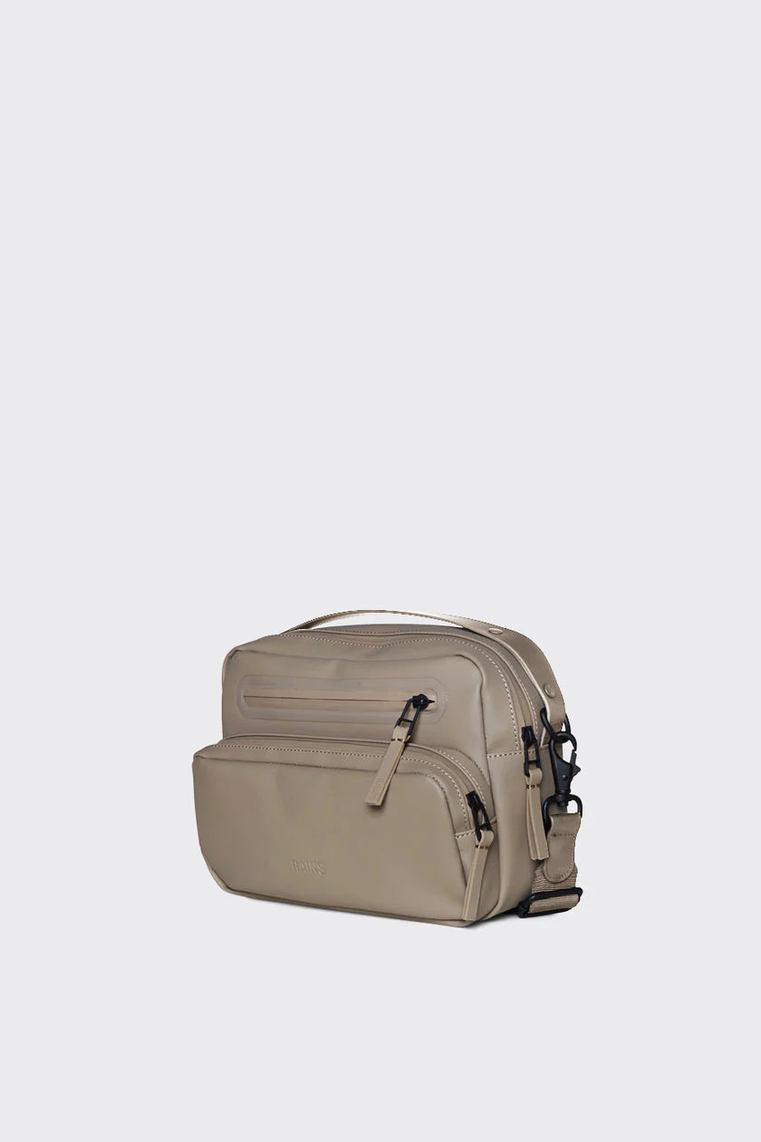 RAINS BOX BAG Tonal Taupe rankinė per petį