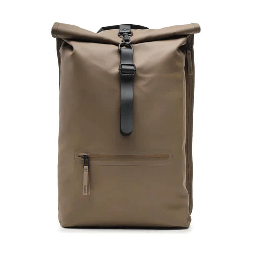 RAINS Rolltop Rucksack ruda kuprinė