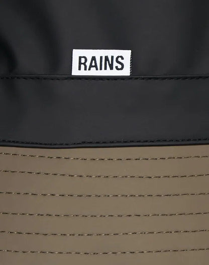 RAINS UNISEX Black-Wood kepurė