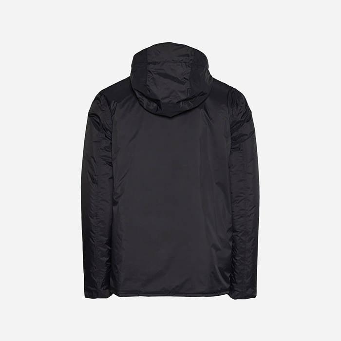 RAINS UNISEX PADDED NYLON juoda striukė
