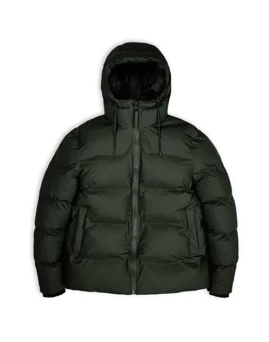 RAINS UNISEX PUFFER green striukė