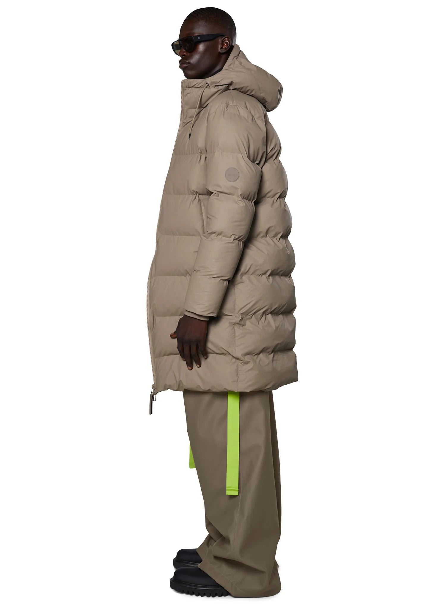 RAINS UNISEX Puffer Taupe paltas