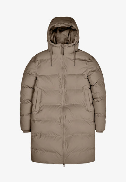 RAINS UNISEX Puffer Taupe paltas