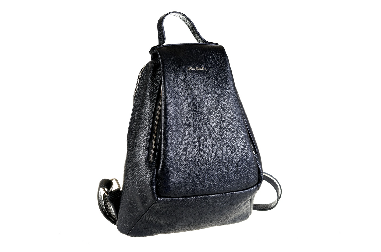 Pierre Cardin black leather backpack for women 1750