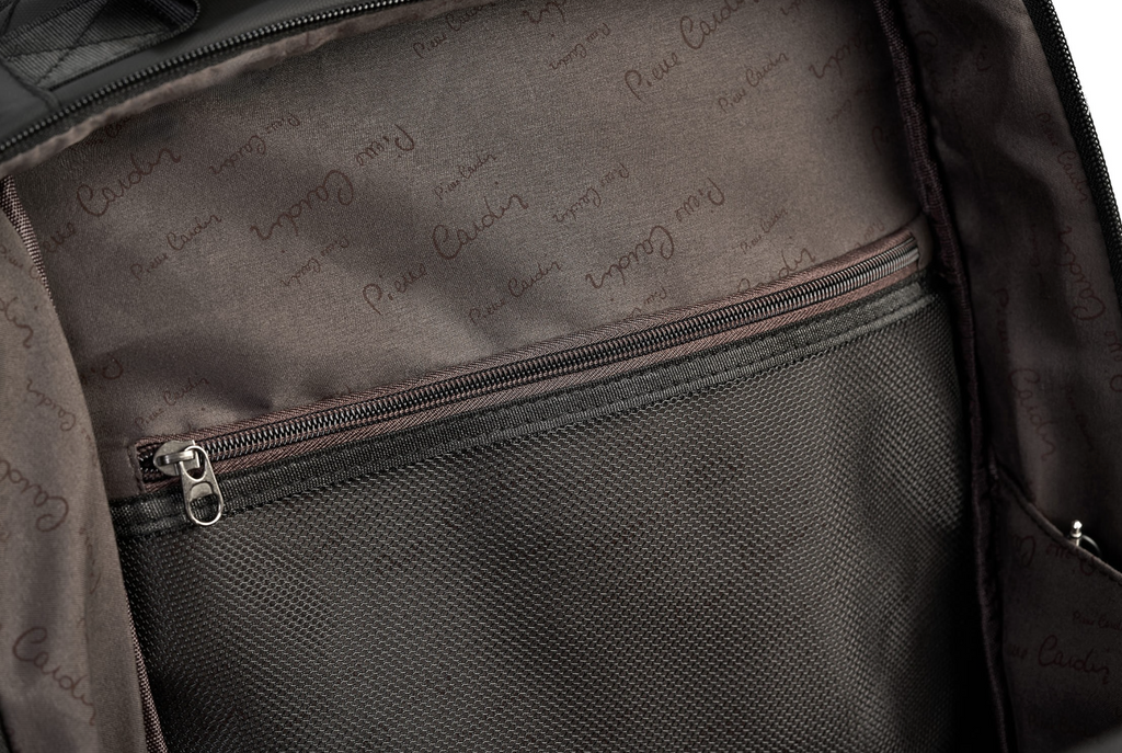 Pierre Cardin black backpack for men