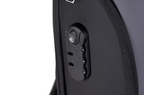 Pierre Cardin black backpack with lock for men