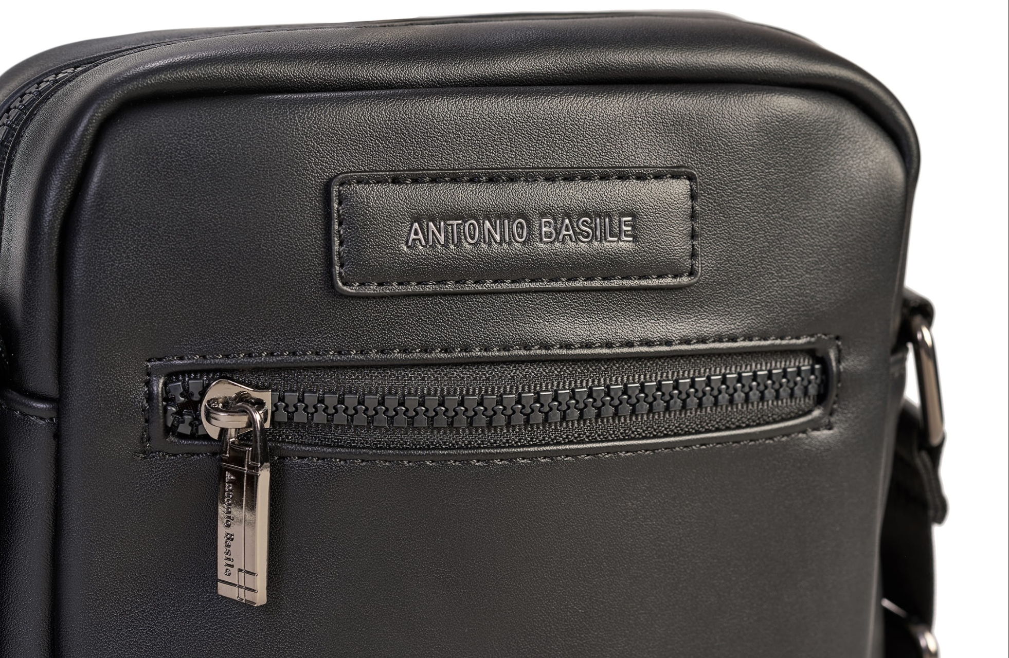 Antonio Basile brown eco leather handbag for men
