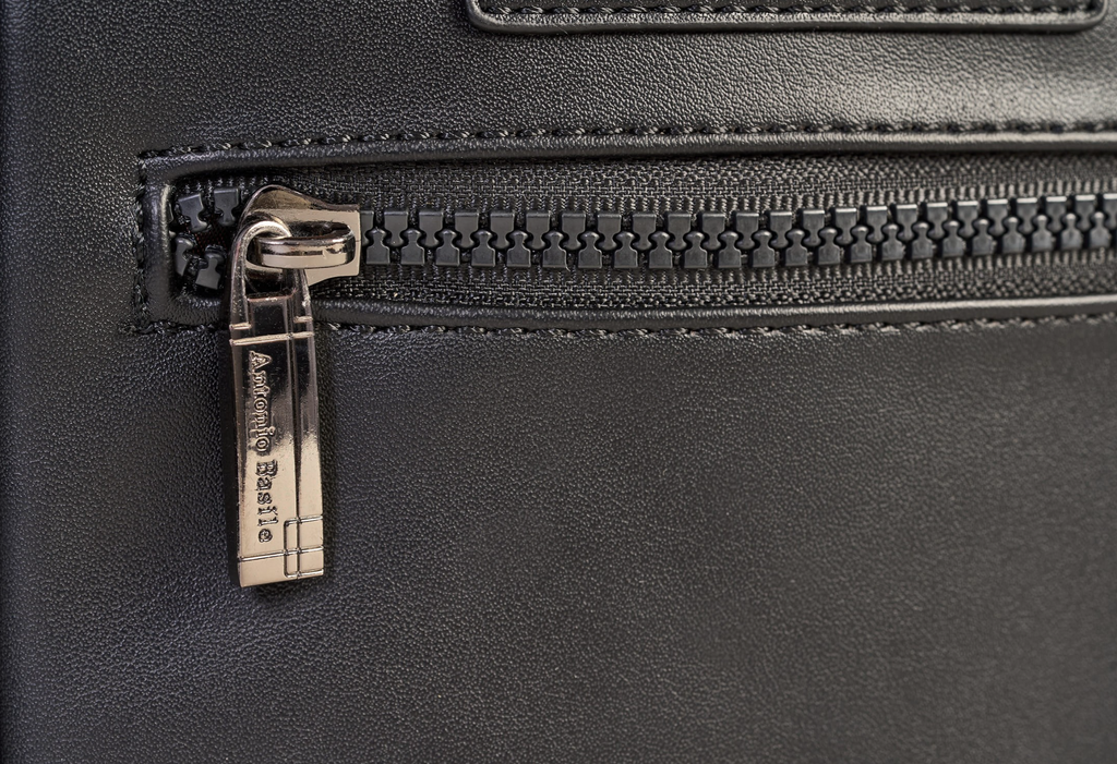 Antonio Basile brown eco leather handbag for men