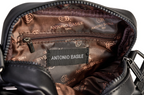 Antonio Basile brown eco leather handbag for men