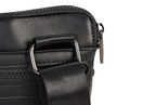 Antonio Basile black eco-leather handbag for men