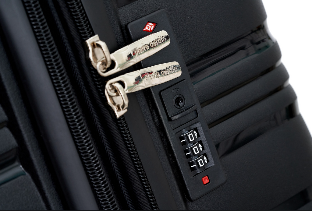 Pierre Cardin grey suitcases