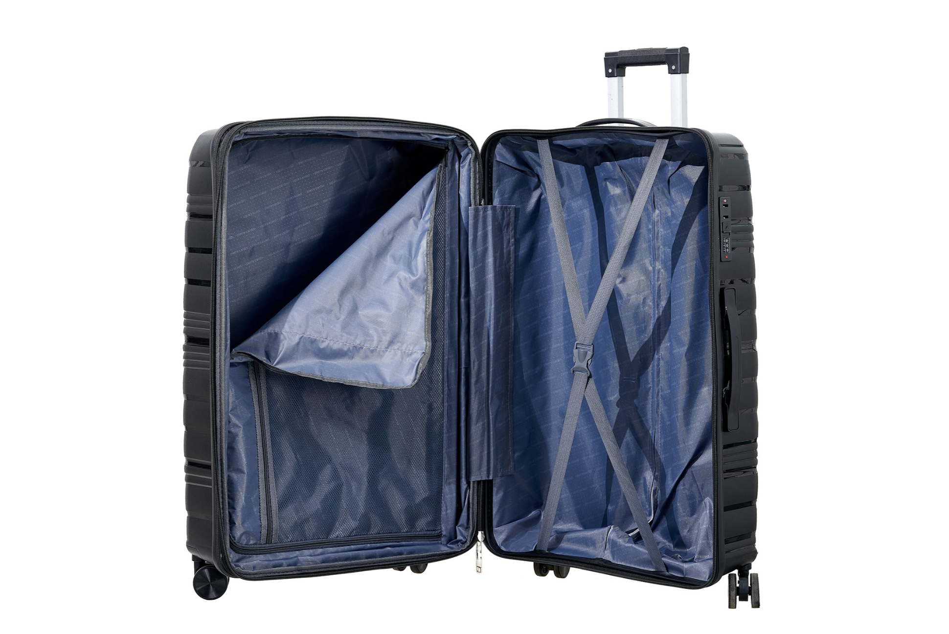 Pierre Cardin grey suitcases