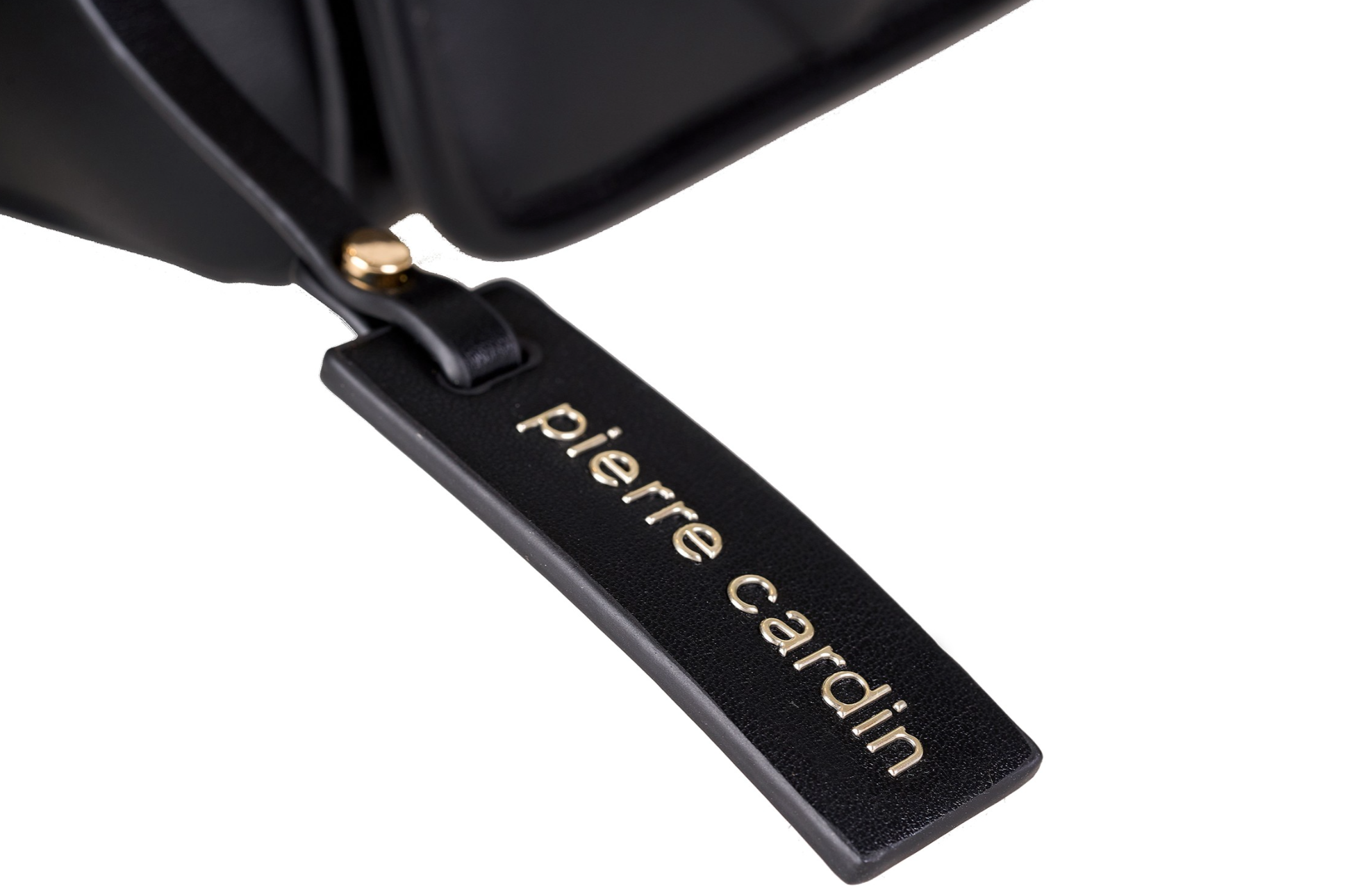 Pierre Cardin eco-leather black shoulder bag for women