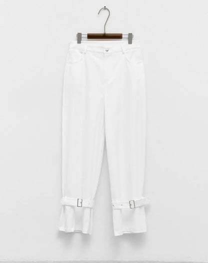 LUMINA white pants for women