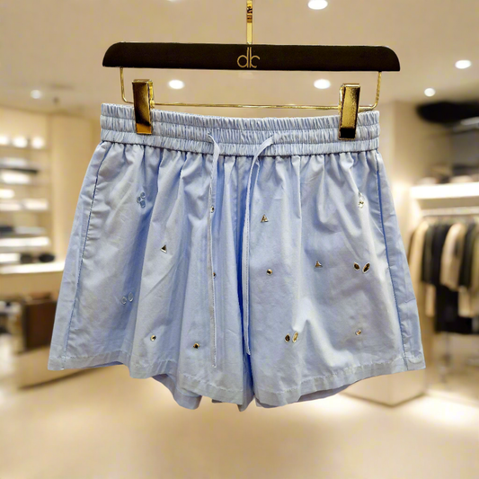 CHANCE OFF blue shorts for women