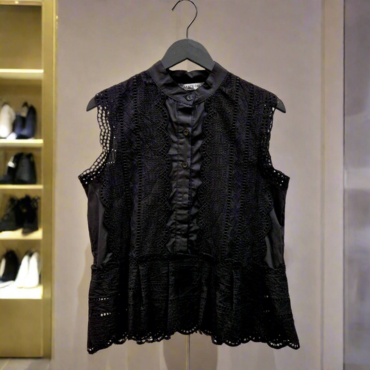 CHANCE OFF black blouse for women