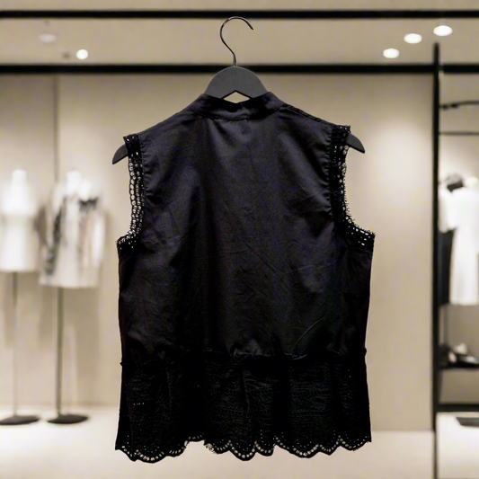 CHANCE OFF black blouse for women
